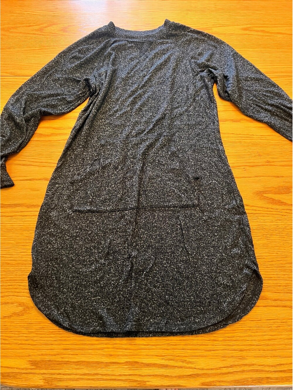 Stars Above Cozy Long Sleeve Tunic Dress with Pockets - Size Small